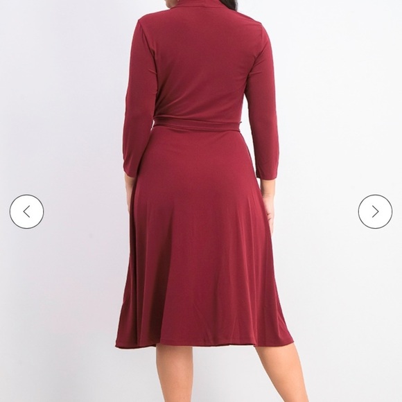 Charter club 3/4 sleeve midi dress - Picture 2 of 4